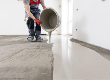 Cementitious self levelling